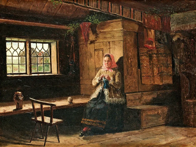 1851-Ernst Josephson - Interno della Dalarna